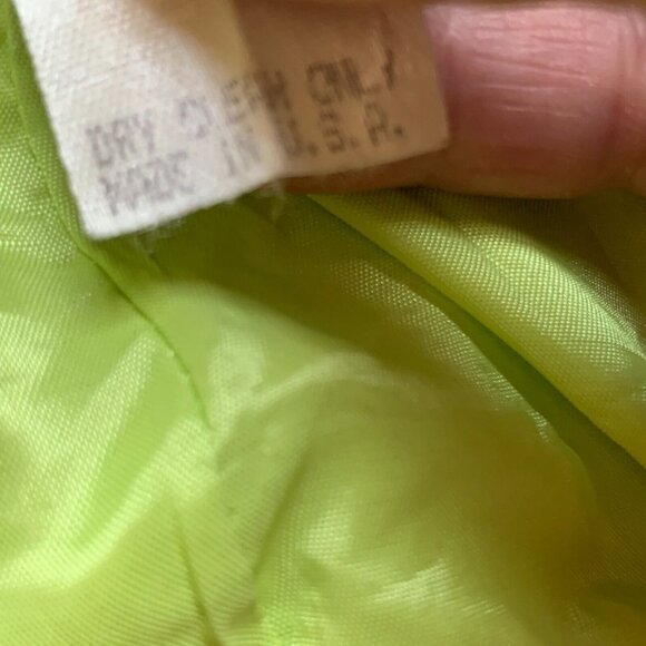 Vtg Albert Makali Jacket Short Colorful Lined Long Sleeve Button Shirt USA 8 - Picture 11 of 12